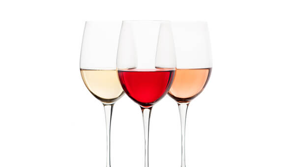 3種類のワイン